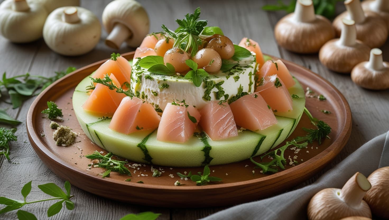 Symphonie Estivale : Un Ballet de Saveurs Sucrées-Salées